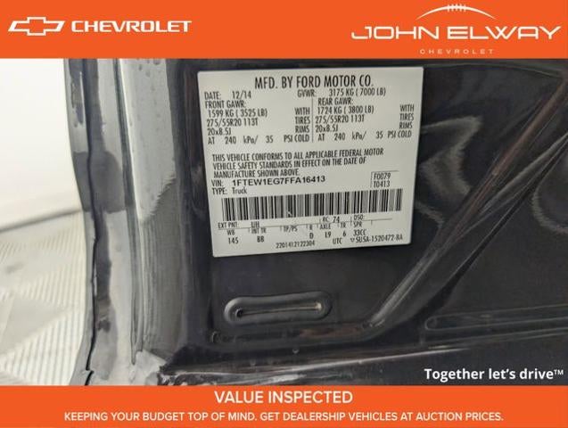 2015 Ford F-150 Platinum