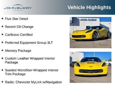 2018 Chevrolet Corvette Stingray