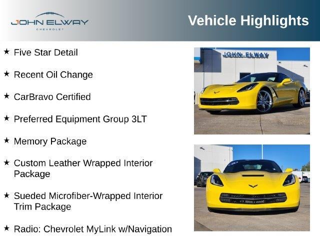 2018 Chevrolet Corvette Stingray