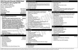 2026 Chevrolet Silverado 2500 HD Work Truck