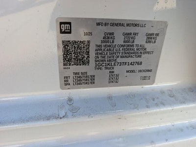 2026 Chevrolet Silverado 2500 HD Work Truck