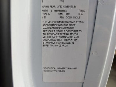 2024 Chevrolet Express Commercial Cutaway Base