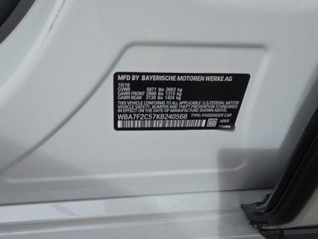 2019 BMW 750i xDrive 750i xDrive